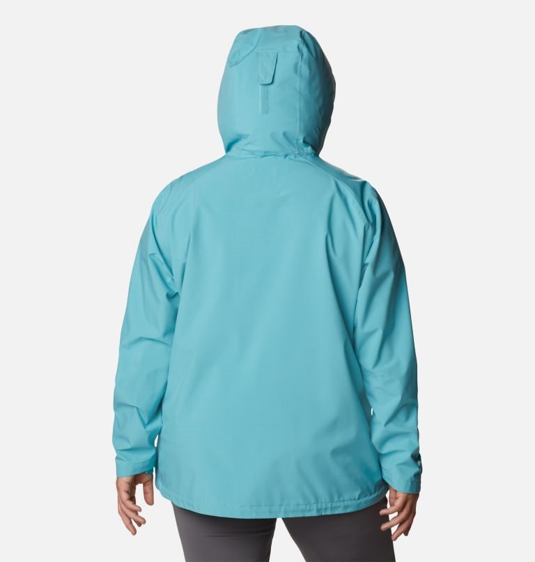 Women's Columbia Earth Explorer Shell Jackets Turquoise | Plus Size CA-T8341